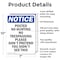 Signmission Posted No Hunting No Trespassing OSHA Notice Sign, Aluminum, 7in W x 10in L, 2PK OS-2PACK-NS-A-710-V-17721 - alternate 4